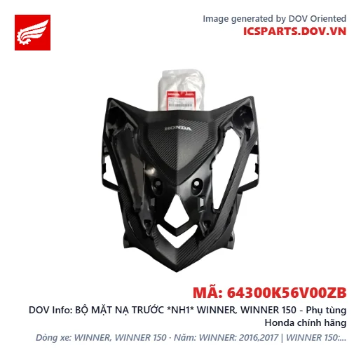 BỘ MẶT NẠ TRƯỚC *NH1* WINNER, WINNER 150 - Phụ tùng Honda chính hãng