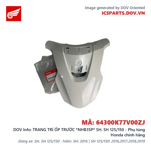 TRANG TRÍ ỐP TRƯỚC *NHB35P* SH, SH 125/150 - Phụ tùng Honda chính hãng