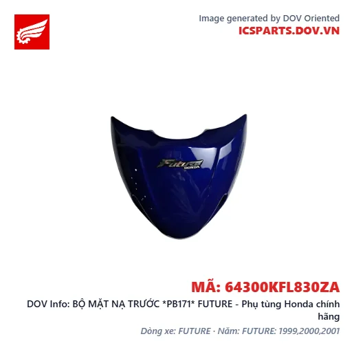 BỘ MẶT NẠ TRƯỚC *PB171* FUTURE - Phụ tùng Honda chính hãng