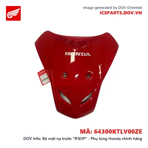 Bộ mặt nạ trước *R161P* - Phụ tùng Honda chính hãng