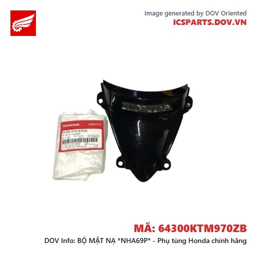BỘ MẶT NẠ *NHA69P* - Phụ tùng Honda chính hãng