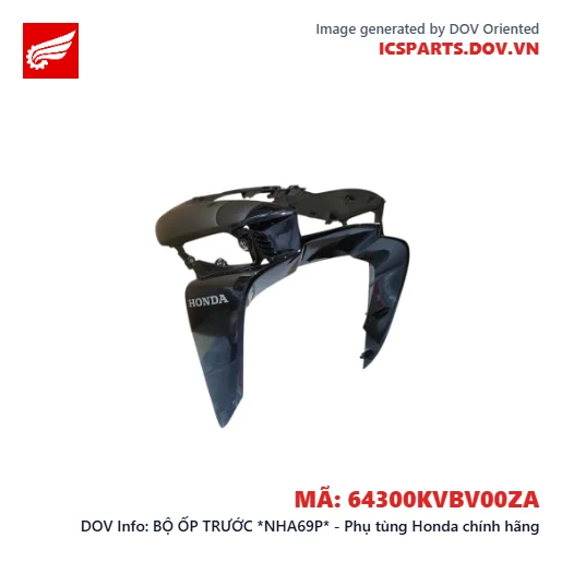 BỘ ỐP TRƯỚC *NHA69P* - Phụ tùng Honda chính hãng