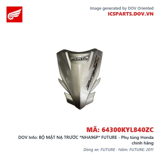BỘ MẶT NẠ TRƯỚC *NHA96P* FUTURE - Phụ tùng Honda chính hãng
