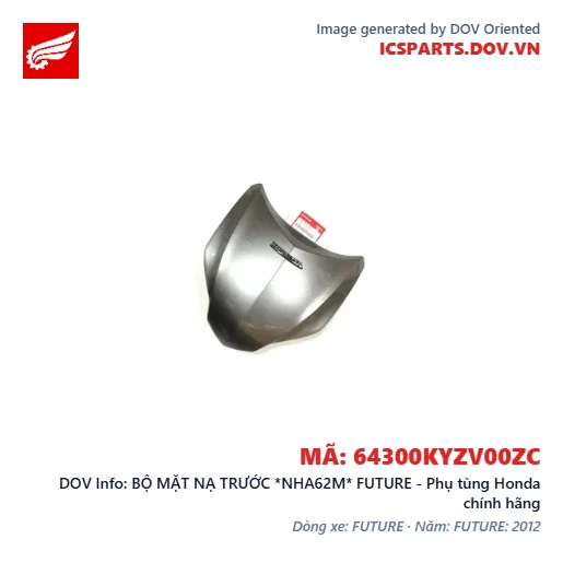 BỘ MẶT NẠ TRƯỚC *NHA62M* FUTURE - Phụ tùng Honda chính hãng