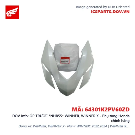ỐP TRƯỚC *NHB55* WINNER, WINNER X - Phụ tùng Honda chính hãng