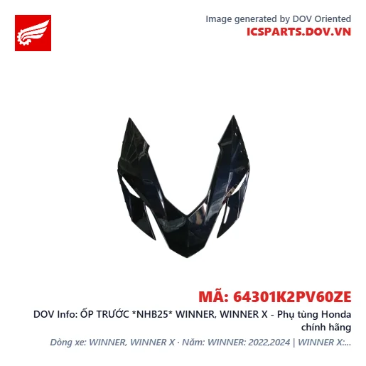 ỐP TRƯỚC *NHB25* WINNER, WINNER X - Phụ tùng Honda chính hãng