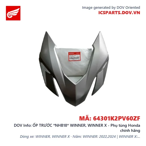 ỐP TRƯỚC *NHB18* WINNER, WINNER X - Phụ tùng Honda chính hãng