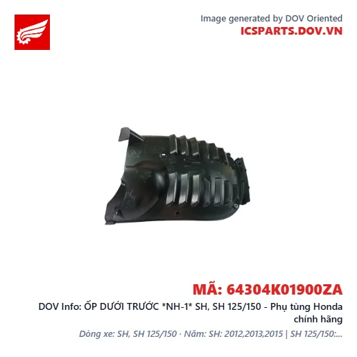 ỐP DƯỚI TRƯỚC *NH-1* SH, SH 125/150 - Phụ tùng Honda chính hãng
