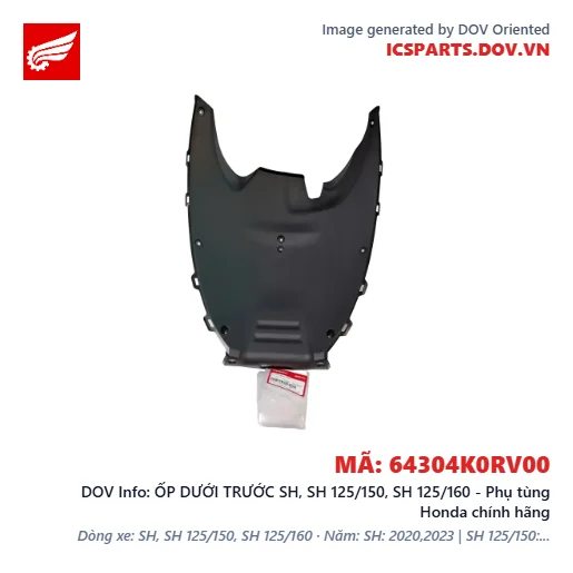 ỐP DƯỚI TRƯỚC SH, SH 125/150, SH 125/160 - Phụ tùng Honda chính hãng