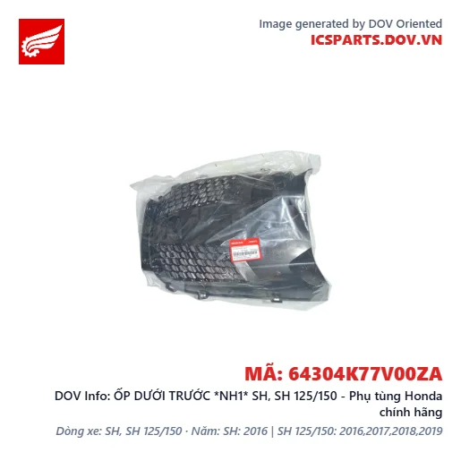 ỐP DƯỚI TRƯỚC *NH1* SH, SH 125/150 - Phụ tùng Honda chính hãng