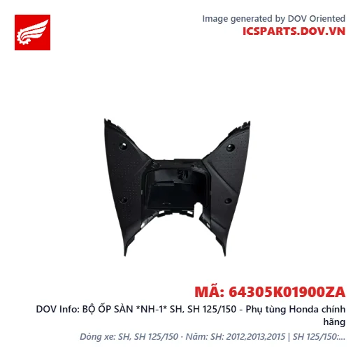 BỘ ỐP SÀN *NH-1* SH, SH 125/150 - Phụ tùng Honda chính hãng