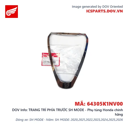 TRANG TRÍ PHÍA TRƯỚC SH MODE - Phụ tùng Honda chính hãng