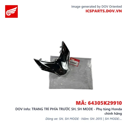 TRANG TRÍ PHÍA TRƯỚC SH, SH MODE - Phụ tùng Honda chính hãng