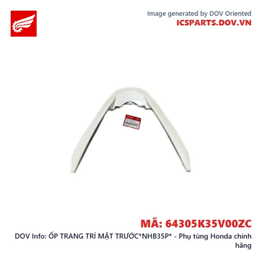 ỐP TRANG TRÍ MẶT TRƯỚC*NHB35P* - Phụ tùng Honda chính hãng