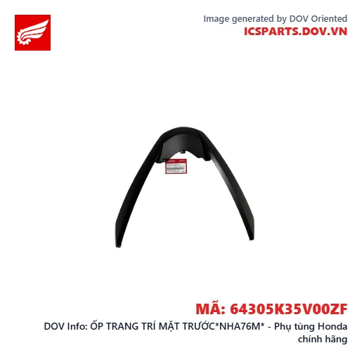 ỐP TRANG TRÍ MẶT TRƯỚC*NHA76M* - Phụ tùng Honda chính hãng
