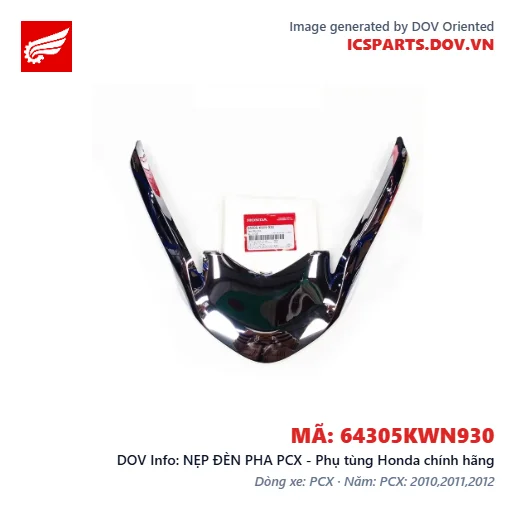 NẸP ĐÈN PHA PCX - Phụ tùng Honda chính hãng