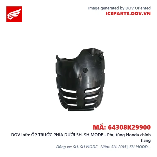 ỐP TRƯỚC PHÍA DƯỚI SH, SH MODE - Phụ tùng Honda chính hãng