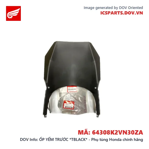 ỐP YẾM TRƯỚC *TBLACK* - Phụ tùng Honda chính hãng