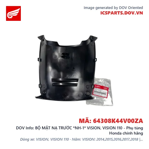 BỘ MẶT NẠ TRƯỚC *NH-1* VISION, VISION 110 - Phụ tùng Honda chính hãng