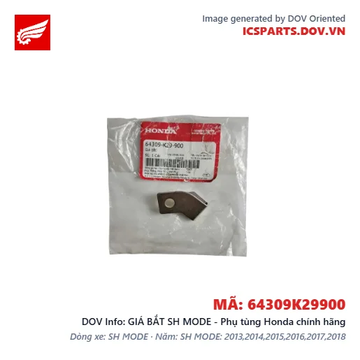 GIÁ BẮT SH MODE - Phụ tùng Honda chính hãng