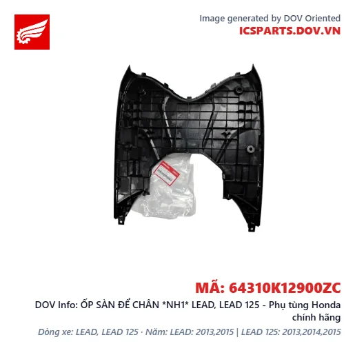 ỐP SÀN ĐỂ CHÂN *NH1* LEAD, LEAD 125 - Phụ tùng Honda chính hãng