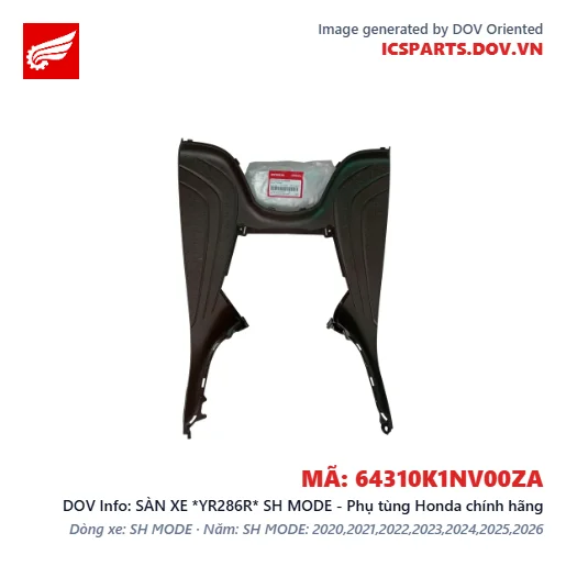 SÀN XE *YR286R* SH MODE - Phụ tùng Honda chính hãng