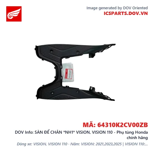 SÀN ĐỂ CHÂN *NH1* VISION, VISION 110 - Phụ tùng Honda chính hãng