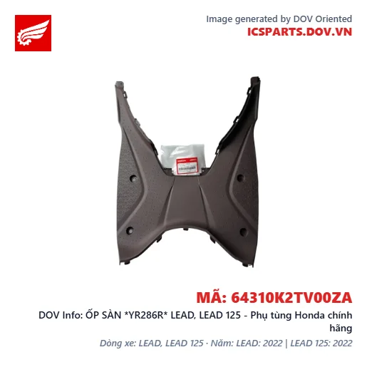 ỐP SÀN *YR286R* LEAD, LEAD 125 - Phụ tùng Honda chính hãng