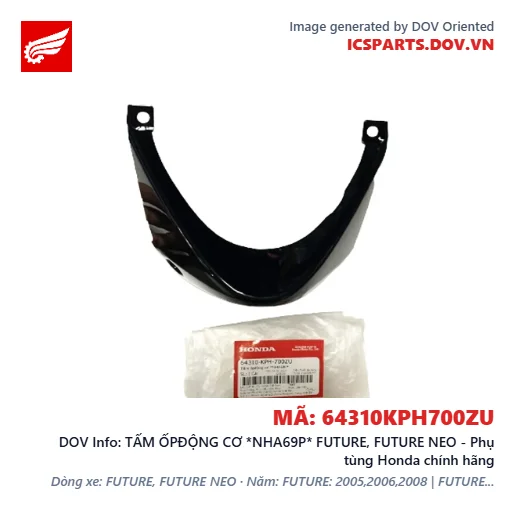 TẤM ỐPĐỘNG CƠ *NHA69P* FUTURE, FUTURE NEO - Phụ tùng Honda chính hãng
