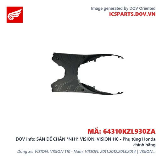SÀN ĐỂ CHÂN *NH1* VISION, VISION 110 - Phụ tùng Honda chính hãng
