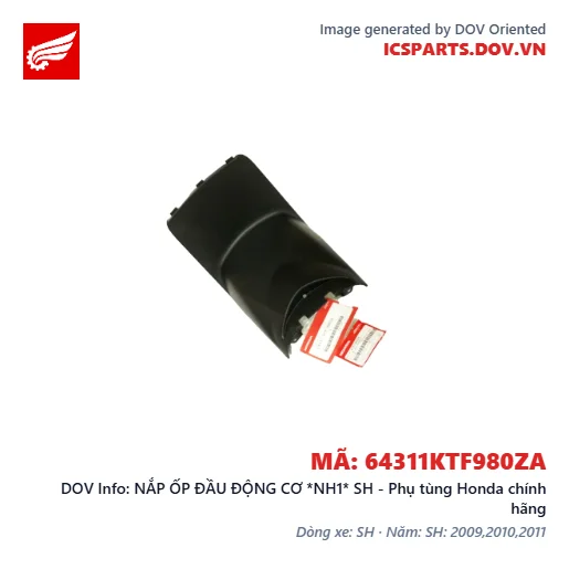 NẮP ỐP ĐẦU ĐỘNG CƠ *NH1* SH - Phụ tùng Honda chính hãng