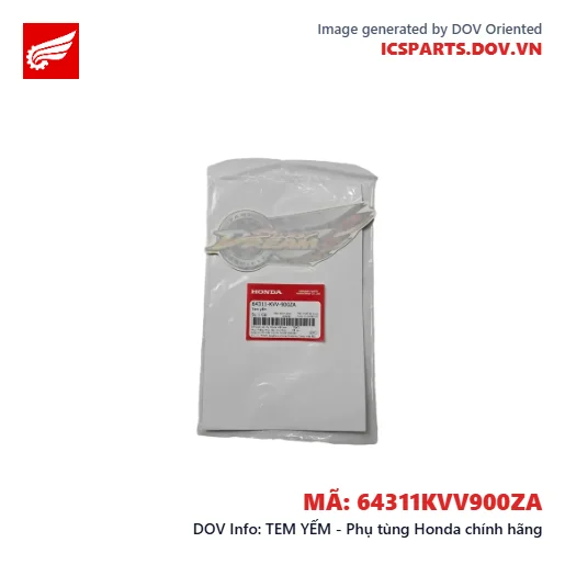 TEM YẾM - Phụ tùng Honda chính hãng