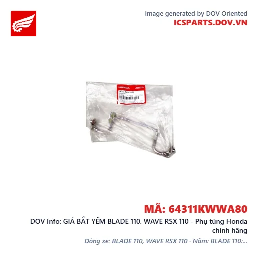 GIÁ BẮT YẾM BLADE 110, WAVE RSX 110 - Phụ tùng Honda chính hãng