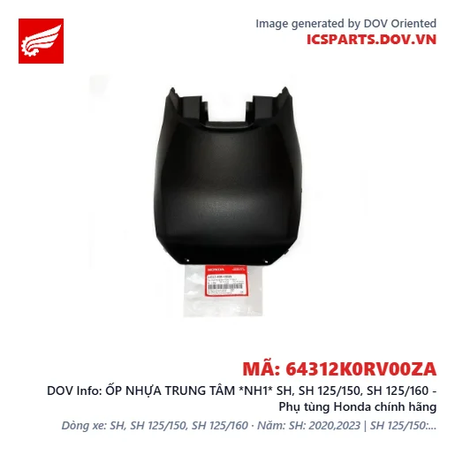 ỐP NHỰA TRUNG TÂM *NH1* SH, SH 125/150, SH 125/160 - Phụ tùng Honda chính hãng