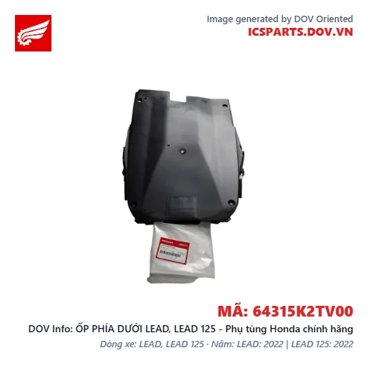 ỐP PHÍA DƯỚI LEAD, LEAD 125 - Phụ tùng Honda chính hãng