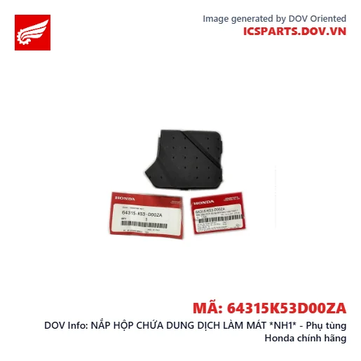 NẮP HỘP CHỨA DUNG DỊCH LÀM MÁT *NH1* - Phụ tùng Honda chính hãng