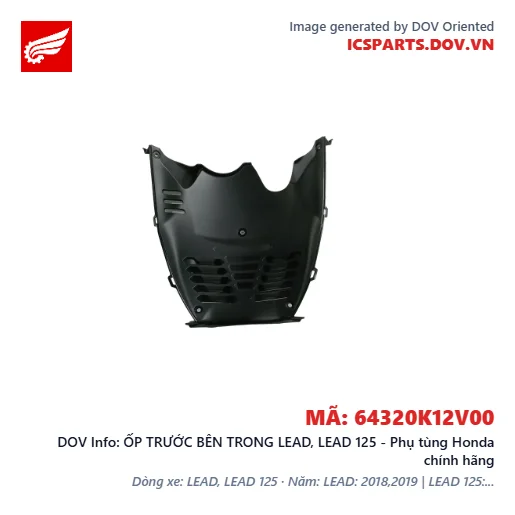 ỐP TRƯỚC BÊN TRONG LEAD, LEAD 125 - Phụ tùng Honda chính hãng