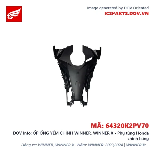 ỐP ỐNG YẾM CHÍNH WINNER, WINNER X - Phụ tùng Honda chính hãng
