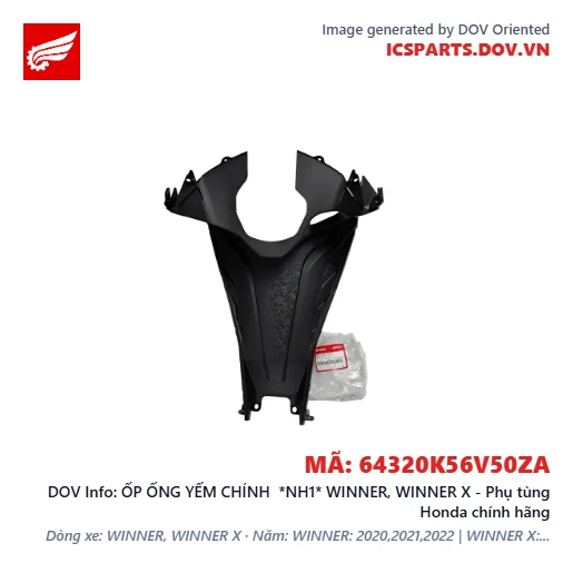 ỐP ỐNG YẾM CHÍNH *NH1* WINNER, WINNER X - Phụ tùng Honda chính hãng