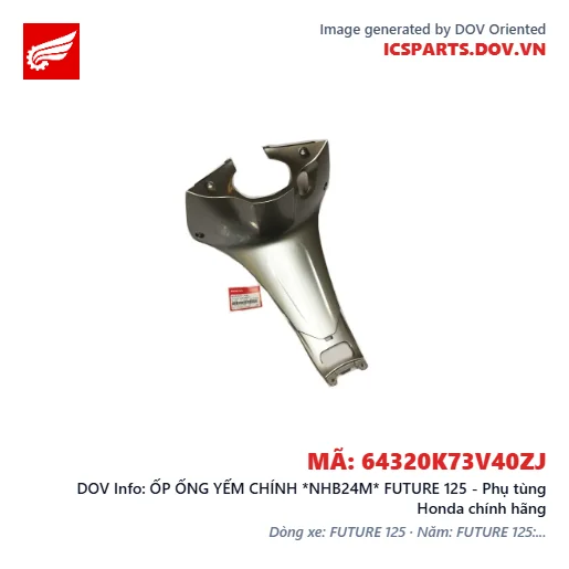 ỐP ỐNG YẾM CHÍNH *NHB24M* FUTURE 125 - Phụ tùng Honda chính hãng