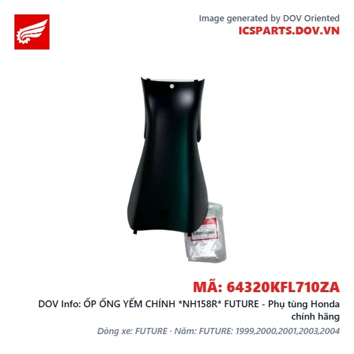 ỐP ỐNG YẾM CHÍNH *NH158R* FUTURE - Phụ tùng Honda chính hãng