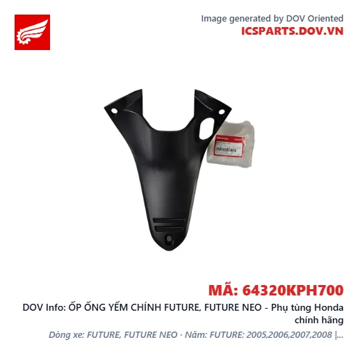 ỐP ỐNG YẾM CHÍNH FUTURE, FUTURE NEO - Phụ tùng Honda chính hãng
