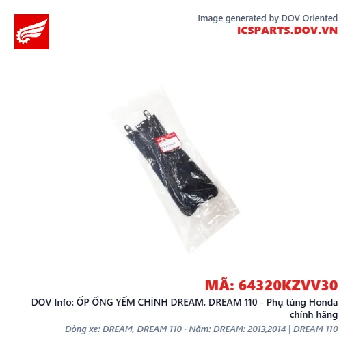 ỐP ỐNG YẾM CHÍNH DREAM, DREAM 110 - Phụ tùng Honda chính hãng