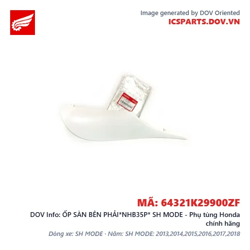 ỐP SÀN BÊN PHẢI*NHB35P* SH MODE - Phụ tùng Honda chính hãng