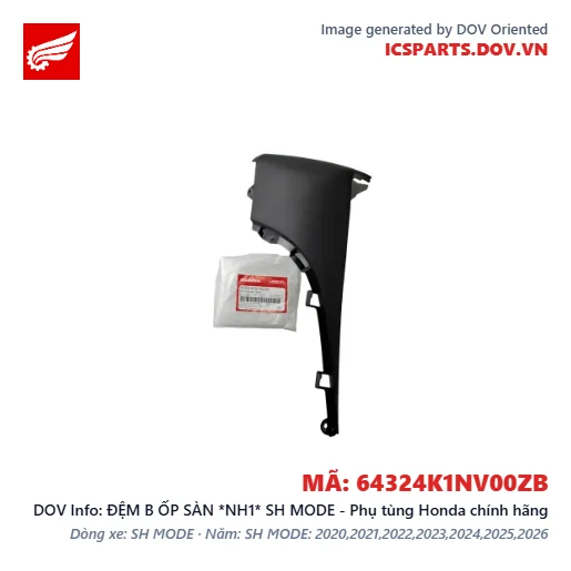 ĐỆM B ỐP SÀN *NH1* SH MODE - Phụ tùng Honda chính hãng