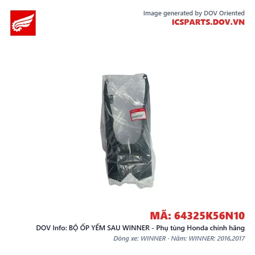 BỘ ỐP YẾM SAU WINNER - Phụ tùng Honda chính hãng