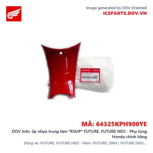 ốp nhựa trung tâm *R161P* FUTURE, FUTURE NEO - Phụ tùng Honda chính hãng