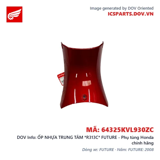 ỐP NHỰA TRUNG TÂM *R313C* FUTURE - Phụ tùng Honda chính hãng