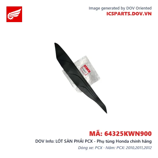 LÓT SÀN PHẢI PCX - Phụ tùng Honda chính hãng