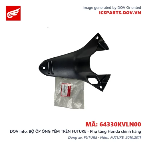BỘ ỐP ỐNG YẾM TRÊN FUTURE - Phụ tùng Honda chính hãng